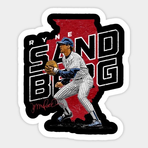 ryne sandberg player map Sticker by mazihaya pix